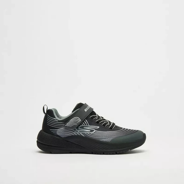 Skechers 403926L BKSL Microspec Advance Çocuk Günlük Spor Ayakkabı - 4