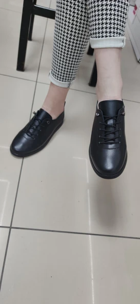 VOYAGER A.18 SİYAH DERİ AYAKKABI - Resim 3