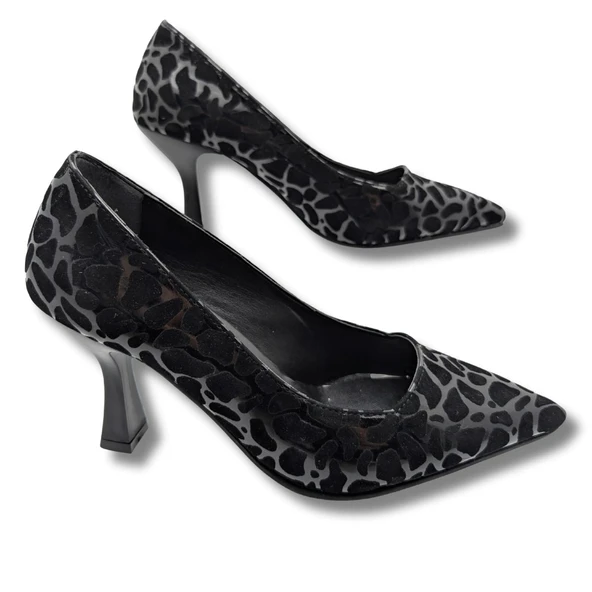 Stralende Kadın Leopar Desenli Stiletto - 2
