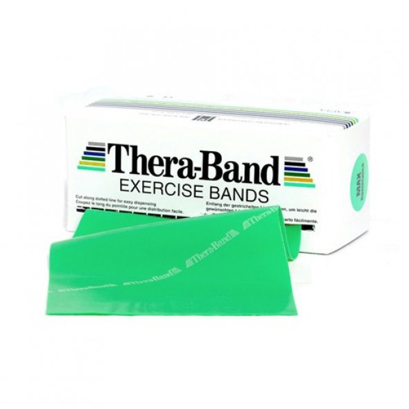TheraBand® Exercise Band 5.5 m Ağır,Yeşil