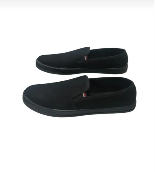 ÇİĞDEM SİYAH KETEN AYAKKABI - Resim 2