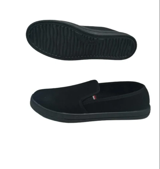 ÇİĞDEM SİYAH KETEN AYAKKABI - Resim 6