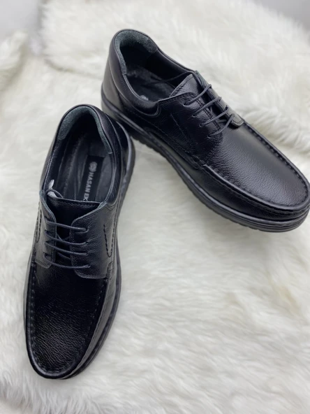 ÇİĞDEM ERKEK KLASİK BAĞLI DERİ AYAKKABI - Resim 2