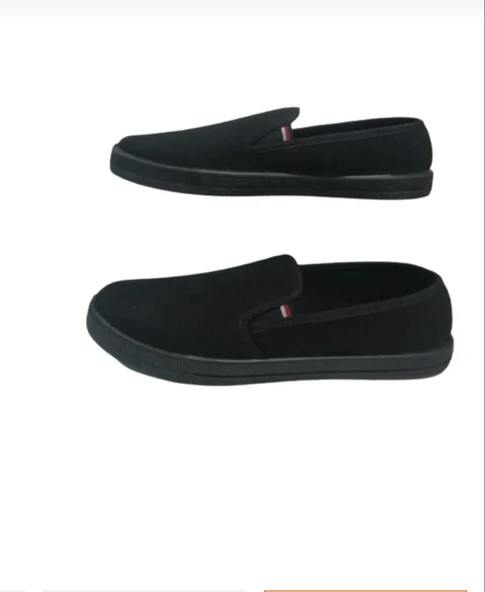 ÇİĞDEM SİYAH KETEN AYAKKABI - Resim 4