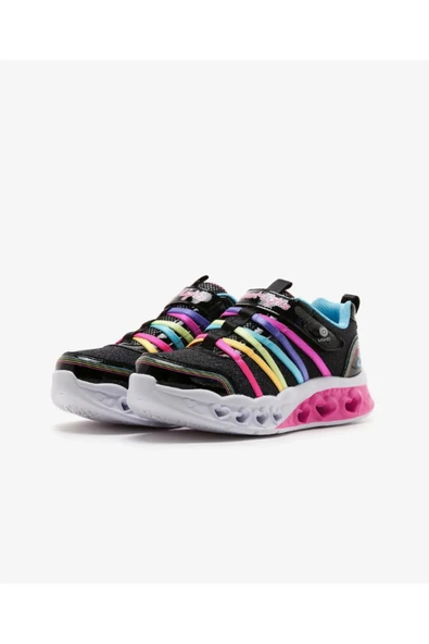 Skechers 303252L BKMT Flutter Heart Lights - Rainbow Bestie Çocuk Günlük Spor Ayakkabı - 3