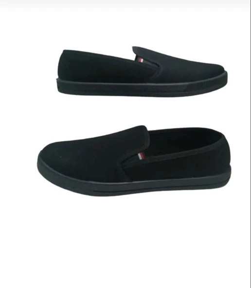 ÇİĞDEM SİYAH KETEN AYAKKABI - Resim 5