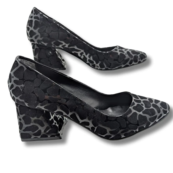 Suavina | Kadın Blok Topuklu Klasik Ayakkabı - Resim 4