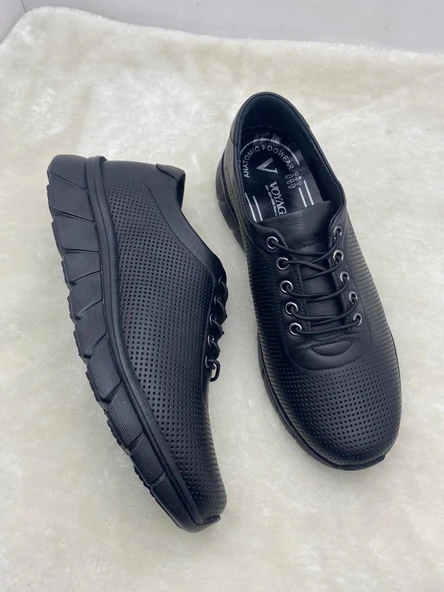 VOYAGER 9129 HAKİKİ DERİ KADIN COMFORT GÜNLÜK AYAKKABI - Resim 4