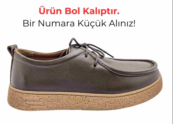 Çiğdem Kundura FerroWalk Erkek Hakiki Deri Günlük Casual Ayakkabı - 2
