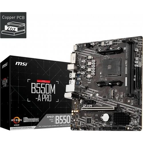 MSI B550M-A Pro AMD AM4 DDR4 Micro ATX Anakart