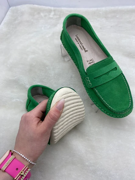 ÇİĞDEM YEŞİL HAKİKİ NUBUK DERİ NUBUK KADIN TİMBERLAND BABET (A2D) - 7