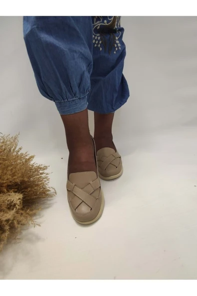 VİVİDRA-KADIN GERÇEK DERİ GÜNLÜK RAHAT AYAKKABI(ary) - Resim 3