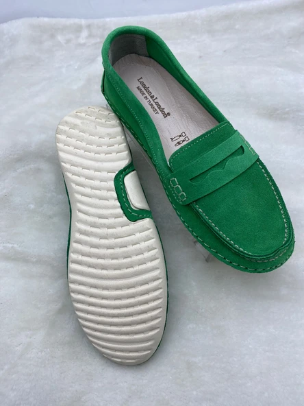 ÇİĞDEM YEŞİL HAKİKİ NUBUK DERİ NUBUK KADIN TİMBERLAND BABET (A2D) - Resim 6