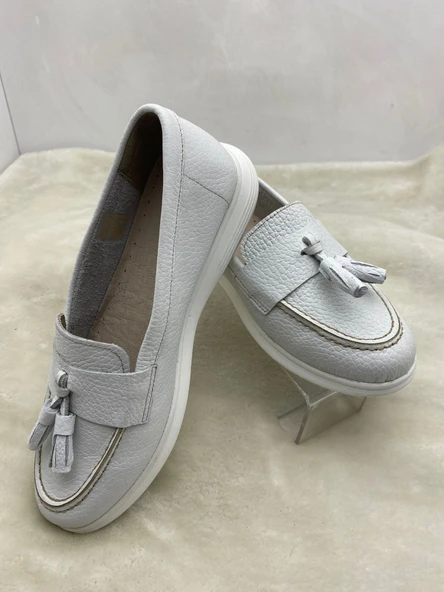 ÇİĞDEM BEYAZ HAKİKİ DERİ PÜSKÜLLÜ TİMBERLAND BABET (A2) - 6