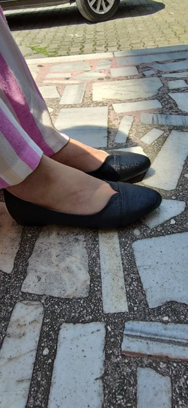 ÇİĞDEM SDF SİYAH PARLAK BABET - Resim 4