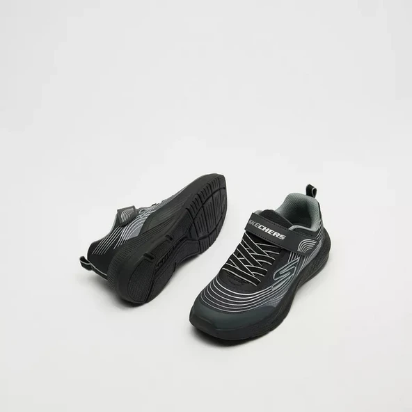 Skechers 403926L BKSL Microspec Advance Çocuk Günlük Spor Ayakkabı - 6