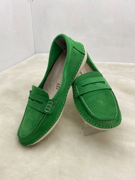 ÇİĞDEM YEŞİL HAKİKİ NUBUK DERİ NUBUK KADIN TİMBERLAND BABET (A2D) - Resim 4