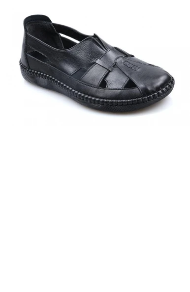 KADIN GERÇEK DERİ ORTOPEDİK GÜNLÜK RAHAT AYAKKABI(BRÇ4139) - Resim 2