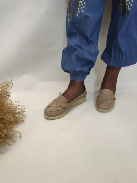 VİVİDRA-KADIN GERÇEK DERİ GÜNLÜK RAHAT AYAKKABI(ary) - Resim 2