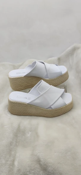 ÇİĞDEM GERÇEK DERİ DOLGU TOPUK TERLİK(blsDT3A) - 2