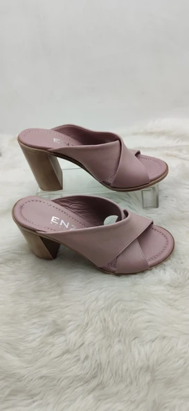 ÇİĞDEM GERÇEK DERİ PUDRA ÇAPRAZ TERLİK (TER 6C) - Resim 2