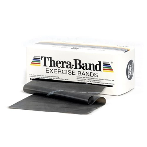 TheraBand® Exercise Band 5.5 m Özel Ağır,Siyah