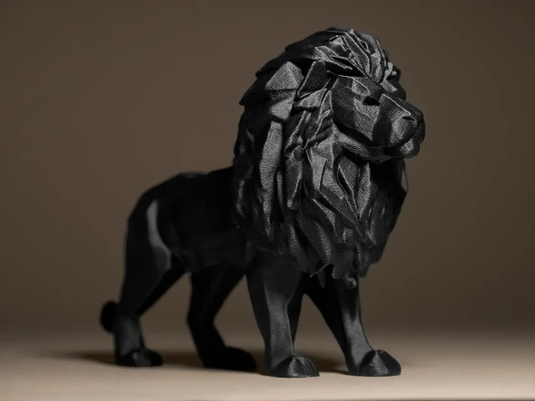 DEKORATİF ASLAN HEYKELİ - 2