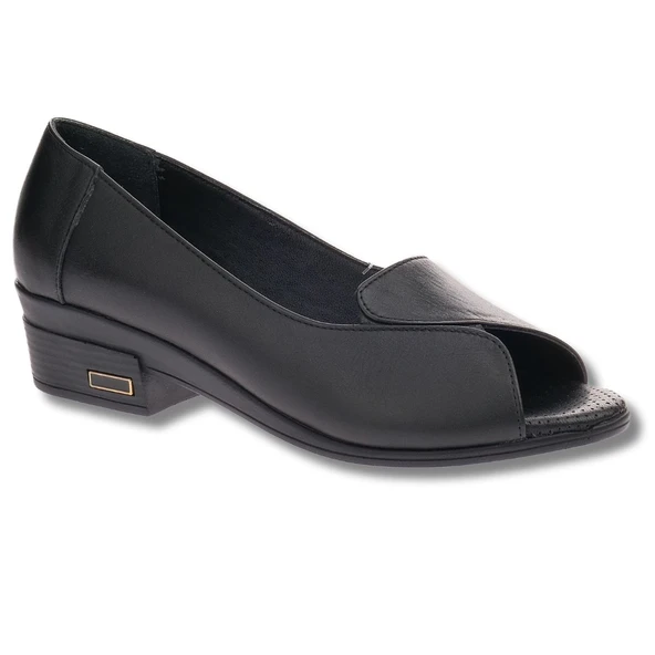 Voyager - Z228 | Hakiki Deri Kadın Klasik Topuklu Ayakkabı - Resim 2