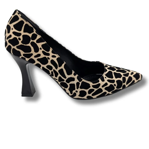 Zivanta Leopar Desenli Kadın Stiletto - 2