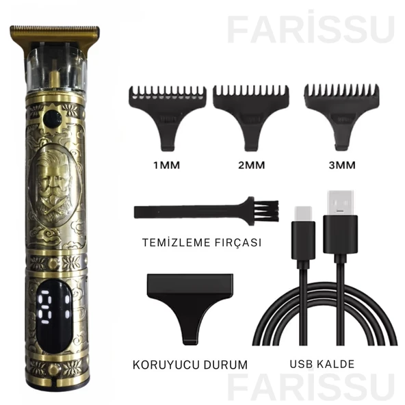 Dearling Şarjlı kablosuz Saç ve Sakal Kesme Makinesi