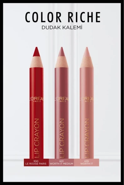 L'Oreal Paris Color Riche Dudak Kalemi - 300 Le Rouge Paris - 3