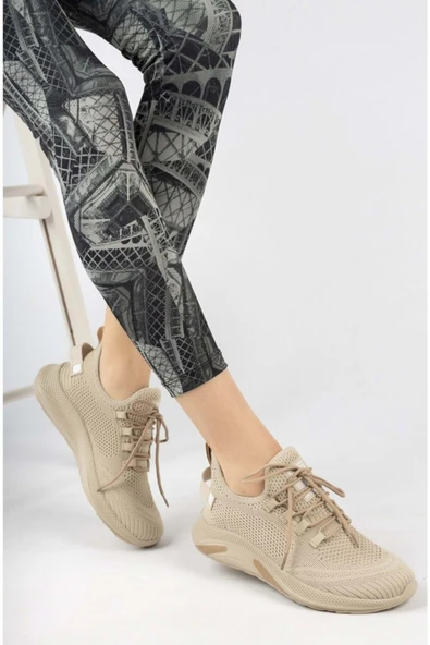 ÇİĞDEM KADIN-ERKEK BEZ TRİKO SPOR AYAKKABI - Resim 6