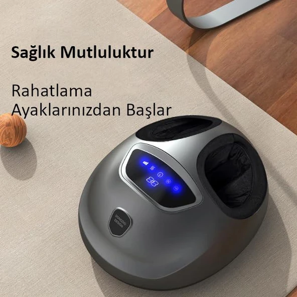 Valkyrie Isı Zaman Hava Basınç Ayarlı Ayak Masaj Aleti Shiatsu Foot Massager Kumandalı - 4