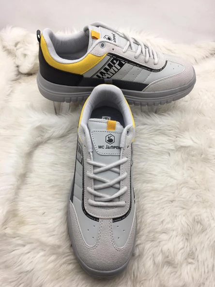 ÇİĞDEM BUZ-SARI-SİYAH BAĞLI ERKEK SPOR AYAKKABI (MC JMPR) - 2