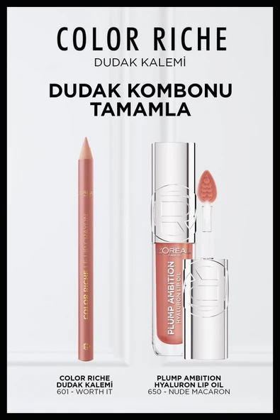 L'Oreal Paris Color Riche Dudak Kalemi - 601 Worth It - 4