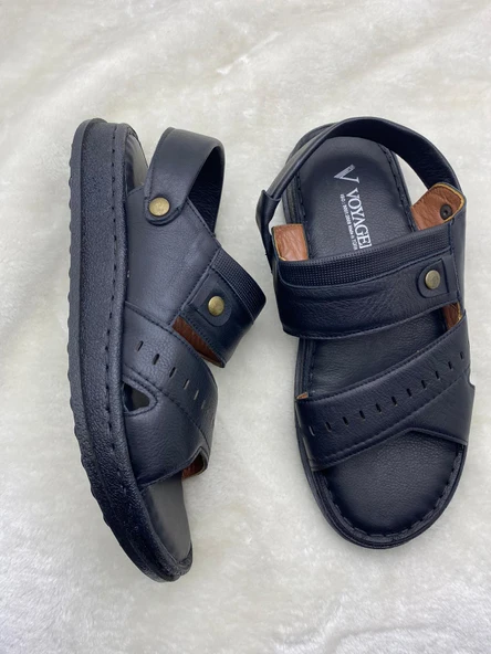 VOYAGER 5278 HAKİKİ DERİ TERLİK SANDALET - 3