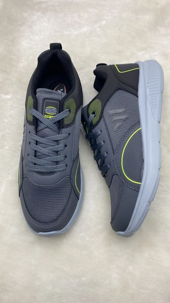 ÇİĞDEM FÜME-SİYAH-YEŞİL ERKEK YÜRÜYÜŞ AYAKKABISI Unisex - Resim 2