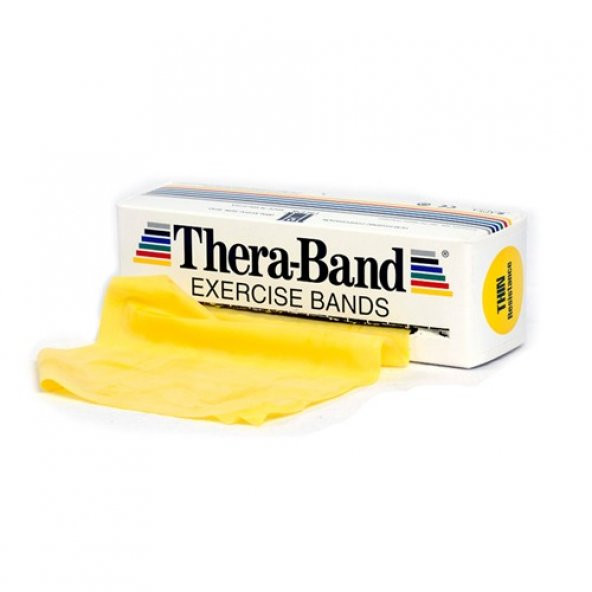 TheraBand® Exercise Band 5.5 m Hafif,Sarı