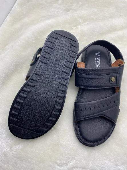 VOYAGER 5278 HAKİKİ DERİ TERLİK SANDALET - 6