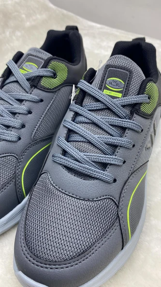 ÇİĞDEM FÜME-SİYAH-YEŞİL ERKEK YÜRÜYÜŞ AYAKKABISI Unisex - Resim 6