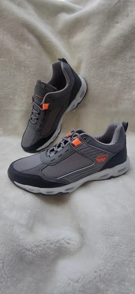 WICKERS 2596 FÜME SİYAH/TURUNCU ERKEK SPOR AYAKKABI - Resim 2