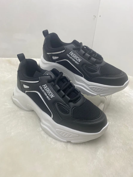 ÇİĞDEM KUM-TABA KADIN YÜKSEK TABAN SNEAKERS SPOR AYAKKABI - 9