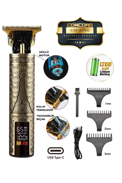 Dearling Şarjlı kablosuz Saç ve Sakal Kesme Makinesi - 2