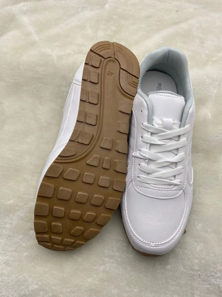 ÇİĞDEM BEYAZ ERKEK DERİ SNEAKER SPOR AYAKKABI (ZGN) - 4