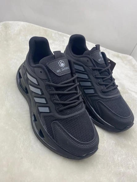 ÇİĞDEM SİYAH-GRİ ERKEK SPOR AYAKKABI - Resim 7