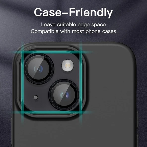 iPhone 14 / iPhone 14 Plus Raze Metal Kamera Lens Koruyucu - 5