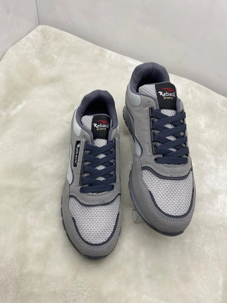 ÇİĞDEM FÜME-GRİ FİLELİ ERKEK SPOR AYAKKABI - Resim 2