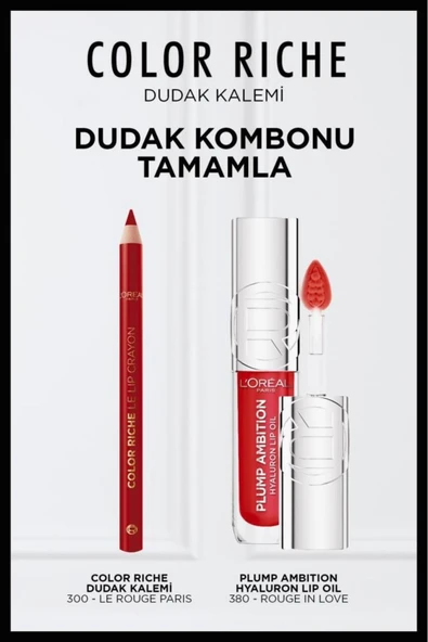 L'Oreal Paris Color Riche Dudak Kalemi - 300 Le Rouge Paris - 4