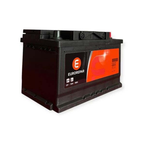 EUROREPAR PSA ONAYLI 12V 72 AMPER 680A EN ÜRETİM YILI 2024 - 3