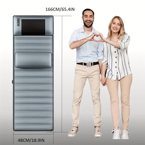 Valkyrie Tüm Vücut Masaj Yatağı Oturarak veya Yatarak Kullanım Titreşimli Isıtmalı 10 Bölge - 8